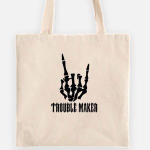 Trouble maker tote bag